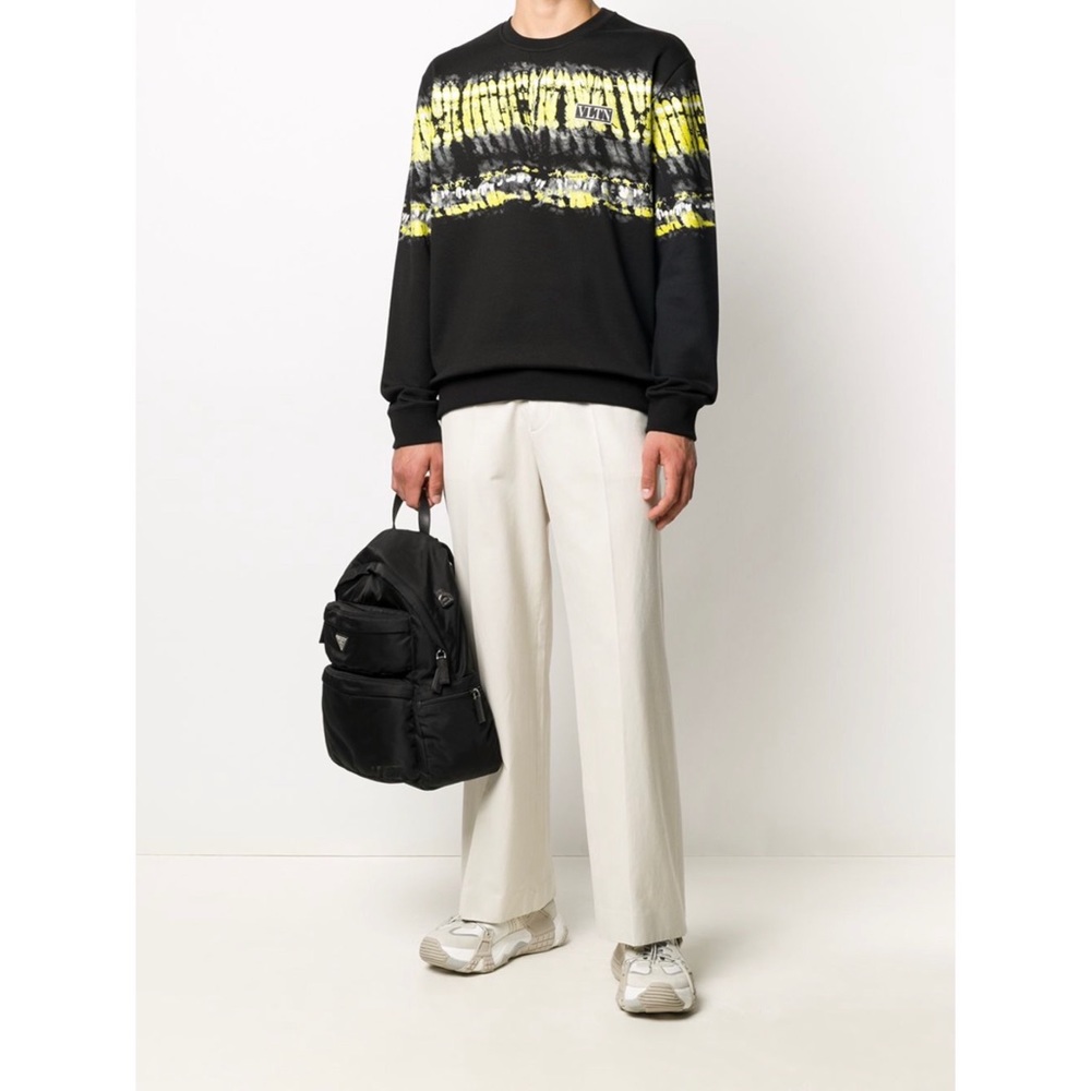 Valentino tie-dye panel logo patch sweatshirt - Picture 5 of 12